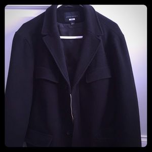 Banana Republic black pea coat size large